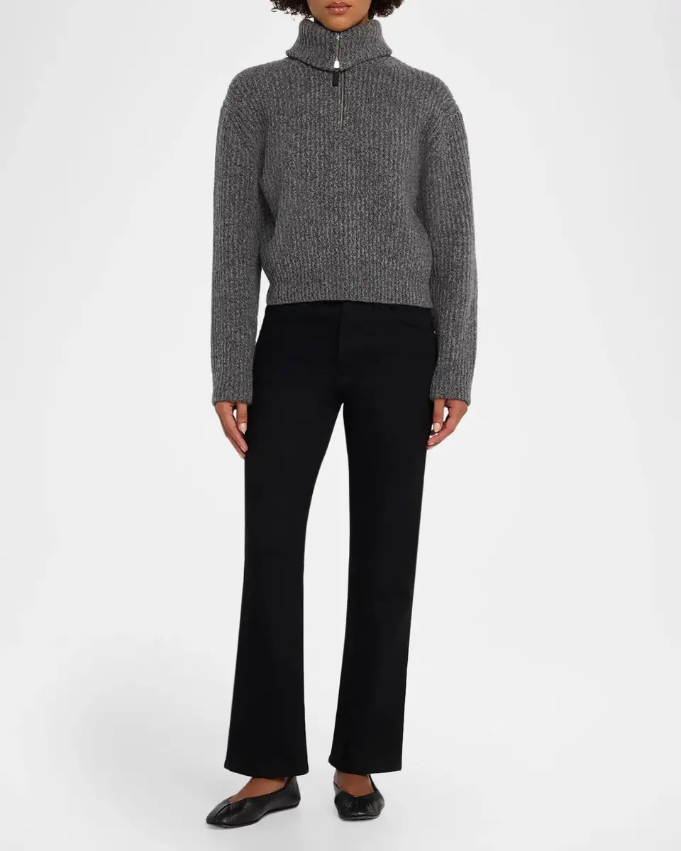 Vince Rib-Knit Wool-Cashmere Sweater | Thumbnail 2 Vince Rib-Knit Wool-Cashmere Sweater | Thumbnail 2