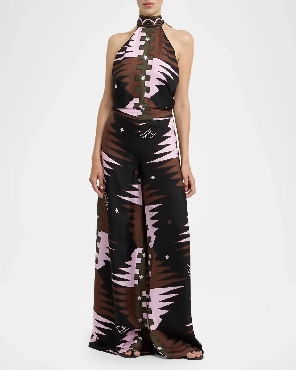 PUCCI Printed Silk Twill Pants | Thumbnail 2 PUCCI Printed Silk Twill Pants | Thumbnail 2