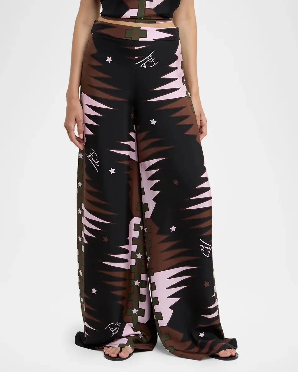 PUCCI Printed Silk Twill Pants | Thumbnail 4 PUCCI Printed Silk Twill Pants | Thumbnail 4