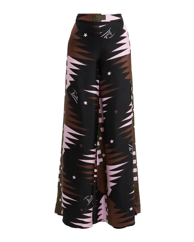 PUCCI Printed Silk Twill Pants