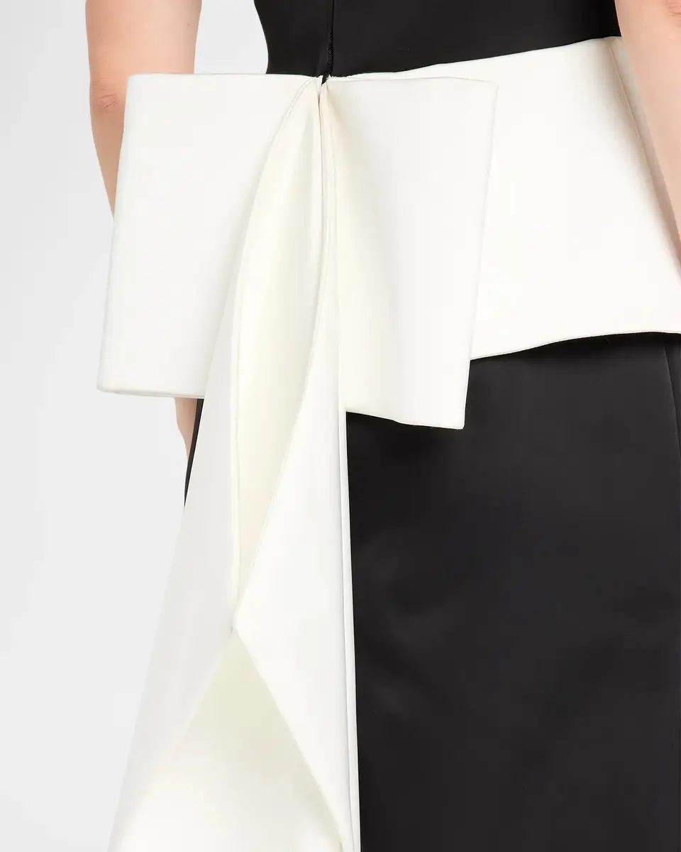Simkhai Sirel Sleeveless Peplum Column Gown | Thumbnail 5 Simkhai Sirel Sleeveless Peplum Column Gown | Thumbnail 5
