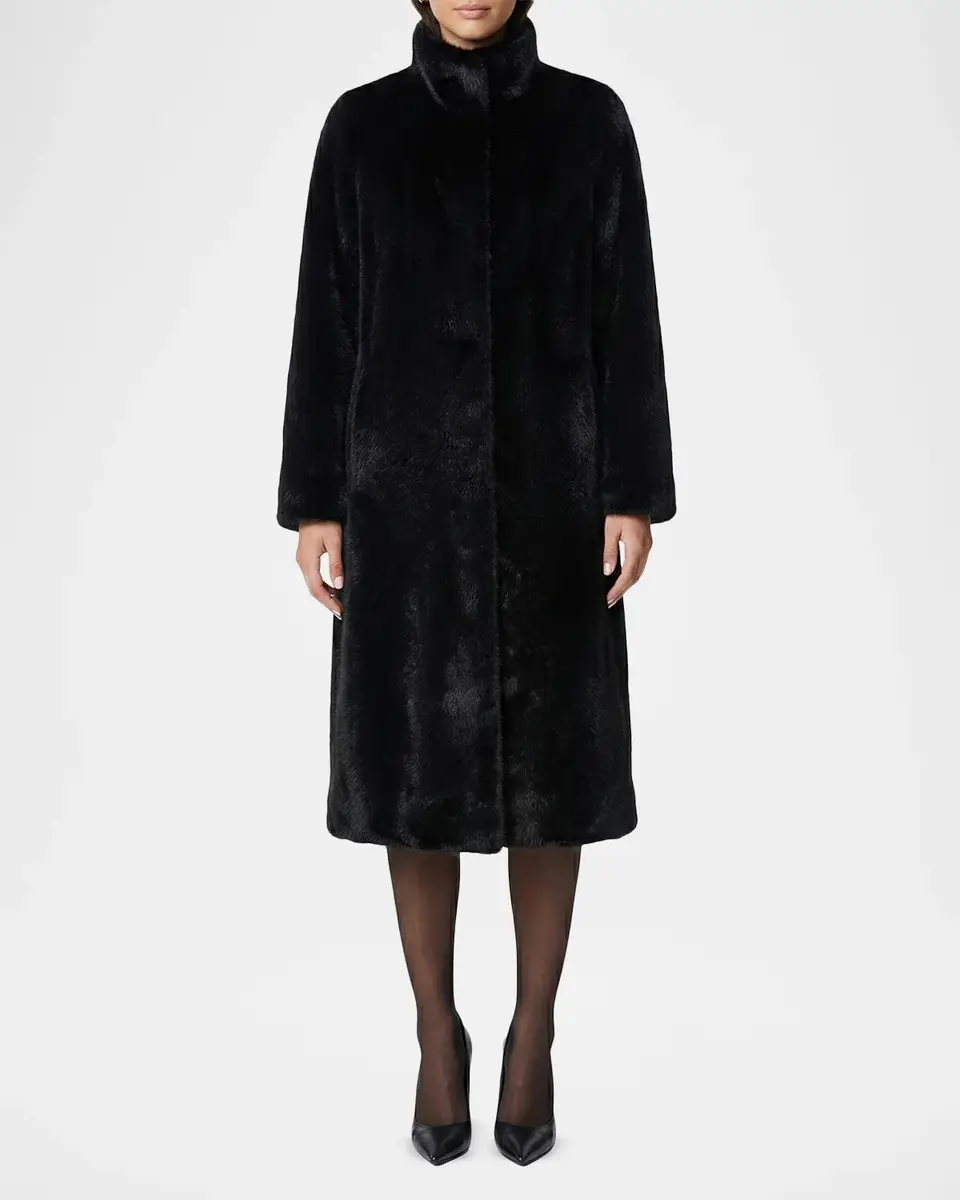 Lyla Grant Faux-Fur Reversible Long Coat | Thumbnail 2 Lyla Grant Faux-Fur Reversible Long Coat | Thumbnail 2