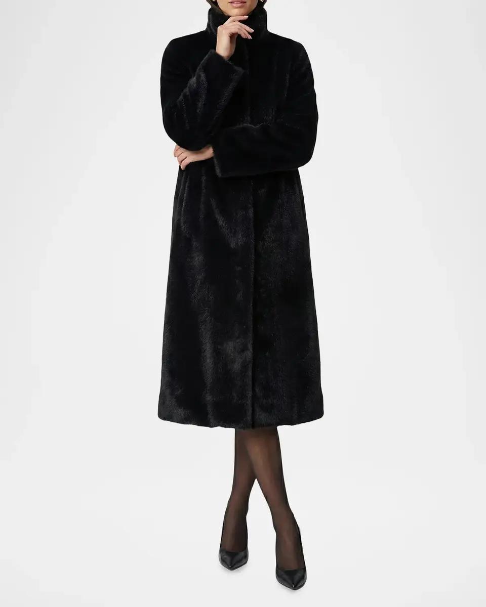 Lyla Grant Faux-Fur Reversible Long Coat | Thumbnail 5 Lyla Grant Faux-Fur Reversible Long Coat | Thumbnail 5