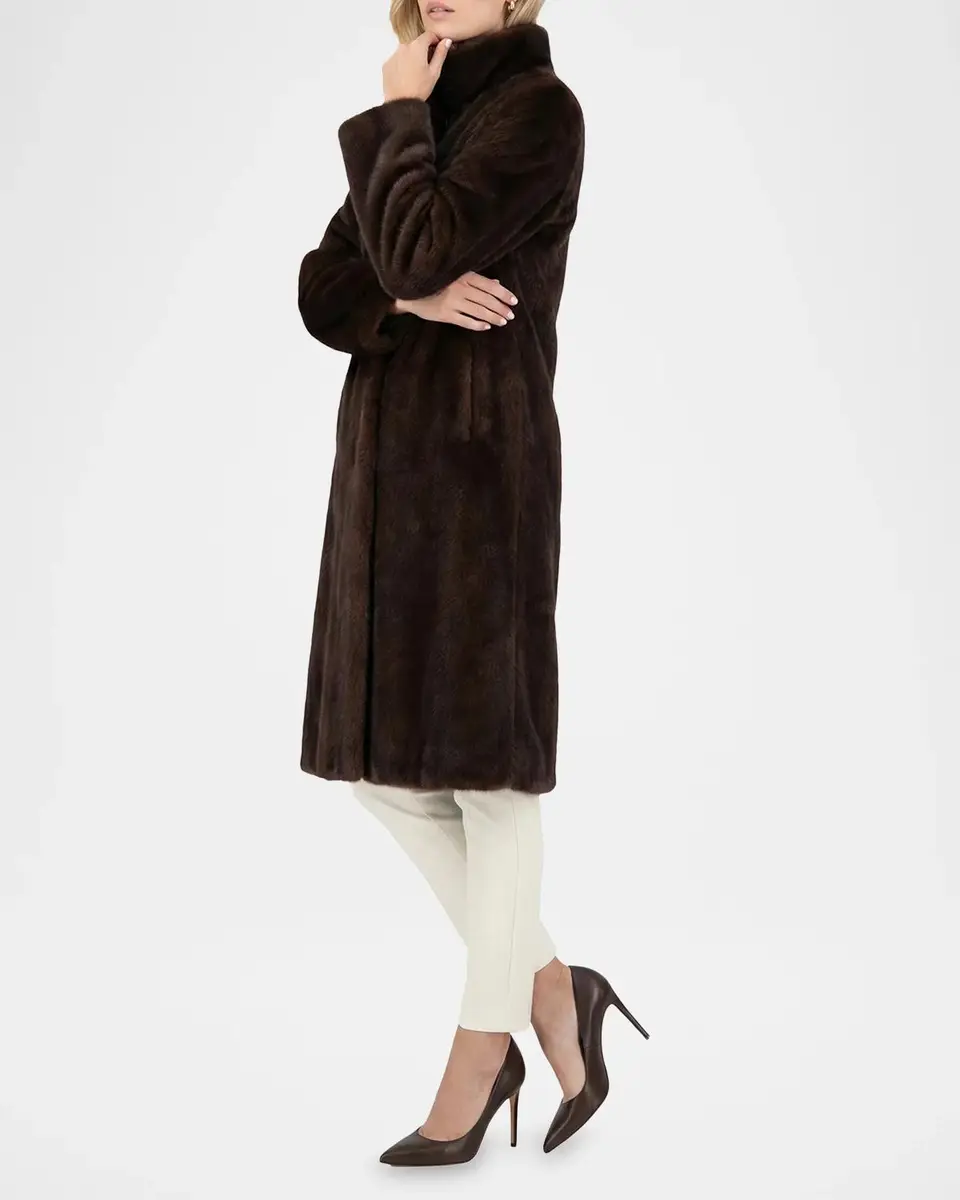Lyla Grant Faux-Fur Reversible Long Coat | Thumbnail 4