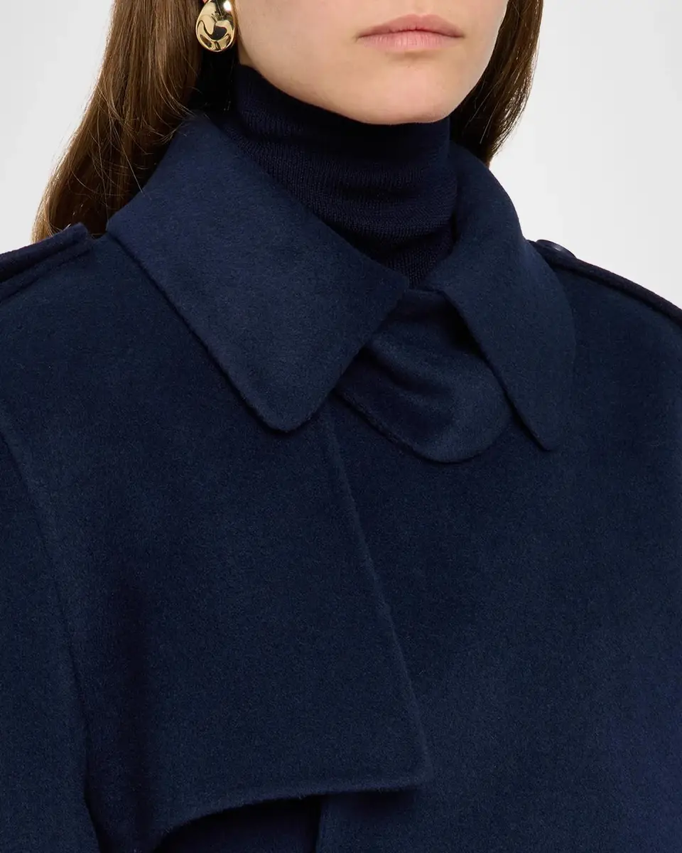 Simkhai Rumi Wool-Blend Belted Long Coat | Thumbnail 5 Simkhai Rumi Wool-Blend Belted Long Coat | Thumbnail 5