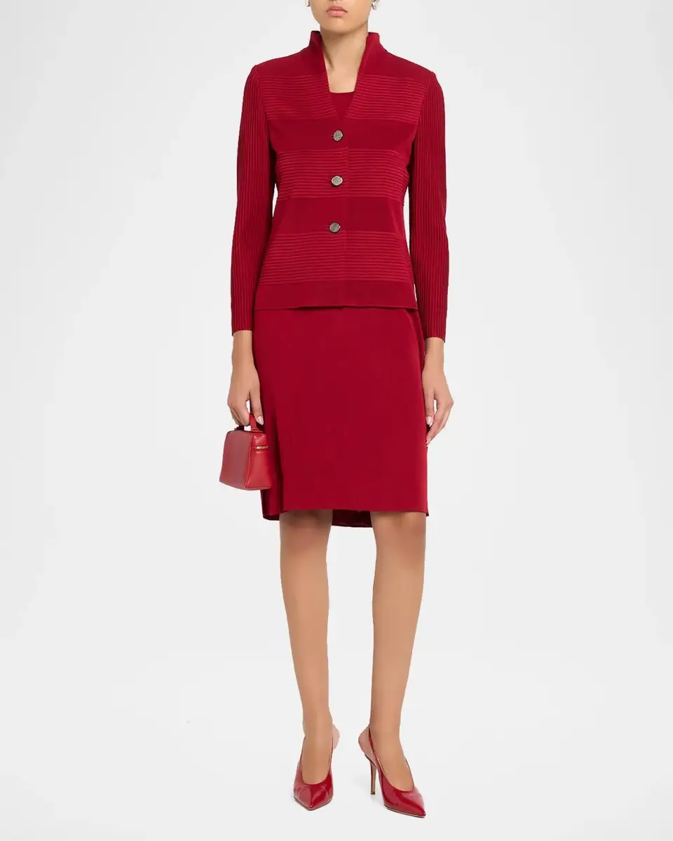 Misook Ottoman-Knit Jacket | Thumbnail 2 Misook Ottoman-Knit Jacket | Thumbnail 2