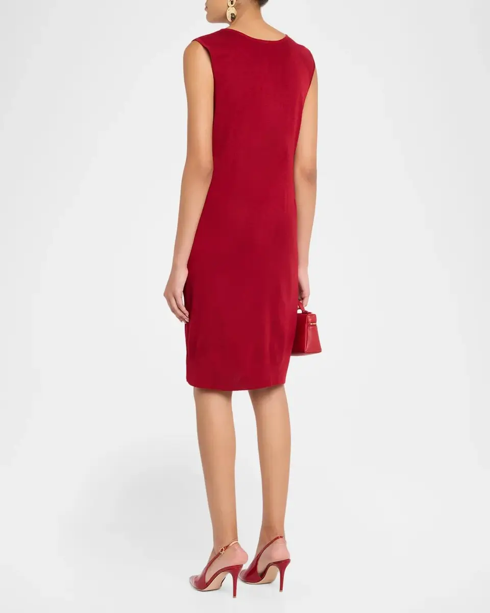 Misook Mylana Sleeveless Knit Sheath Knee-Length Dress | Thumbnail 3 Misook Mylana Sleeveless Knit Sheath Knee-Length Dress | Thumbnail 3