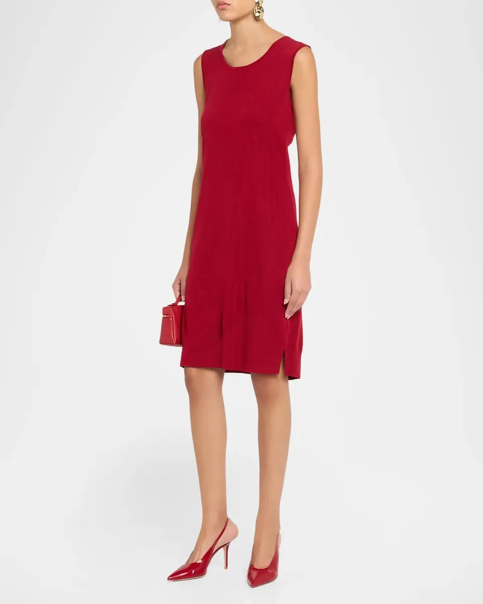 Misook Mylana Sleeveless Knit Sheath Knee-Length Dress | Thumbnail 4 Misook Mylana Sleeveless Knit Sheath Knee-Length Dress | Thumbnail 4