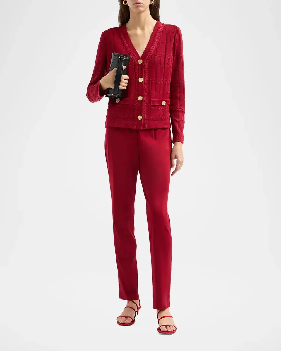 Misook Nancy Mylana Knit Slim-Leg Pants | Thumbnail 2 Misook Nancy Mylana Knit Slim-Leg Pants | Thumbnail 2