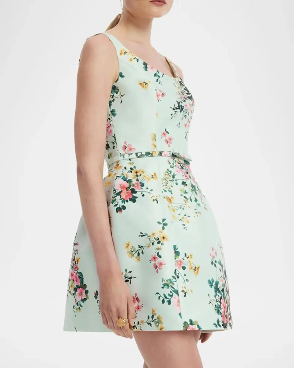 LEO LIN Lyra Floral Fit-&-Flare Mini Dress | Thumbnail 5 LEO LIN Lyra Floral Fit-&-Flare Mini Dress | Thumbnail 5
