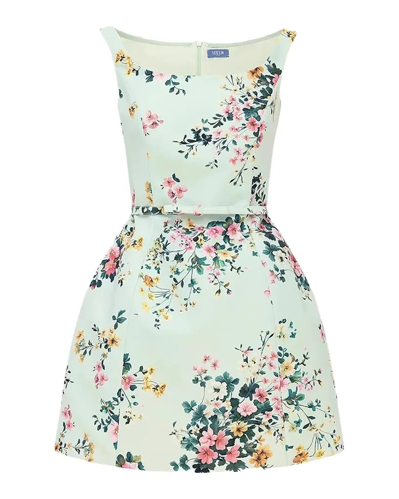 Lyra Floral Fit-&-Flare Mini Dress Lyra Floral Fit-&-Flare Mini Dress