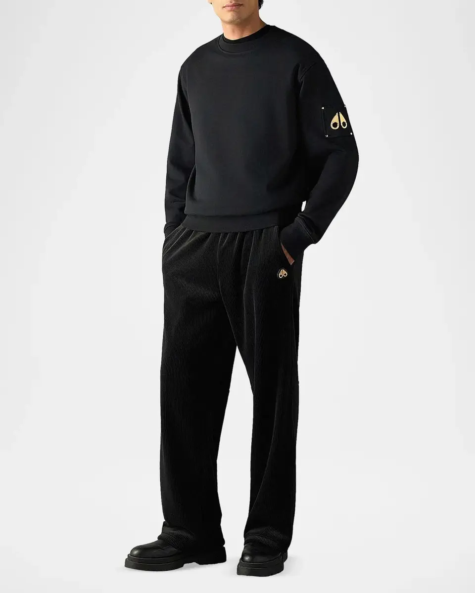 Moose Knuckles Interlock Sportswear Snyder Cotton Regular-Fit Sweatshirt | Thumbnail 2 Moose Knuckles Interlock Sportswear Snyder Cotton Regular-Fit Sweatshirt | Thumbnail 2