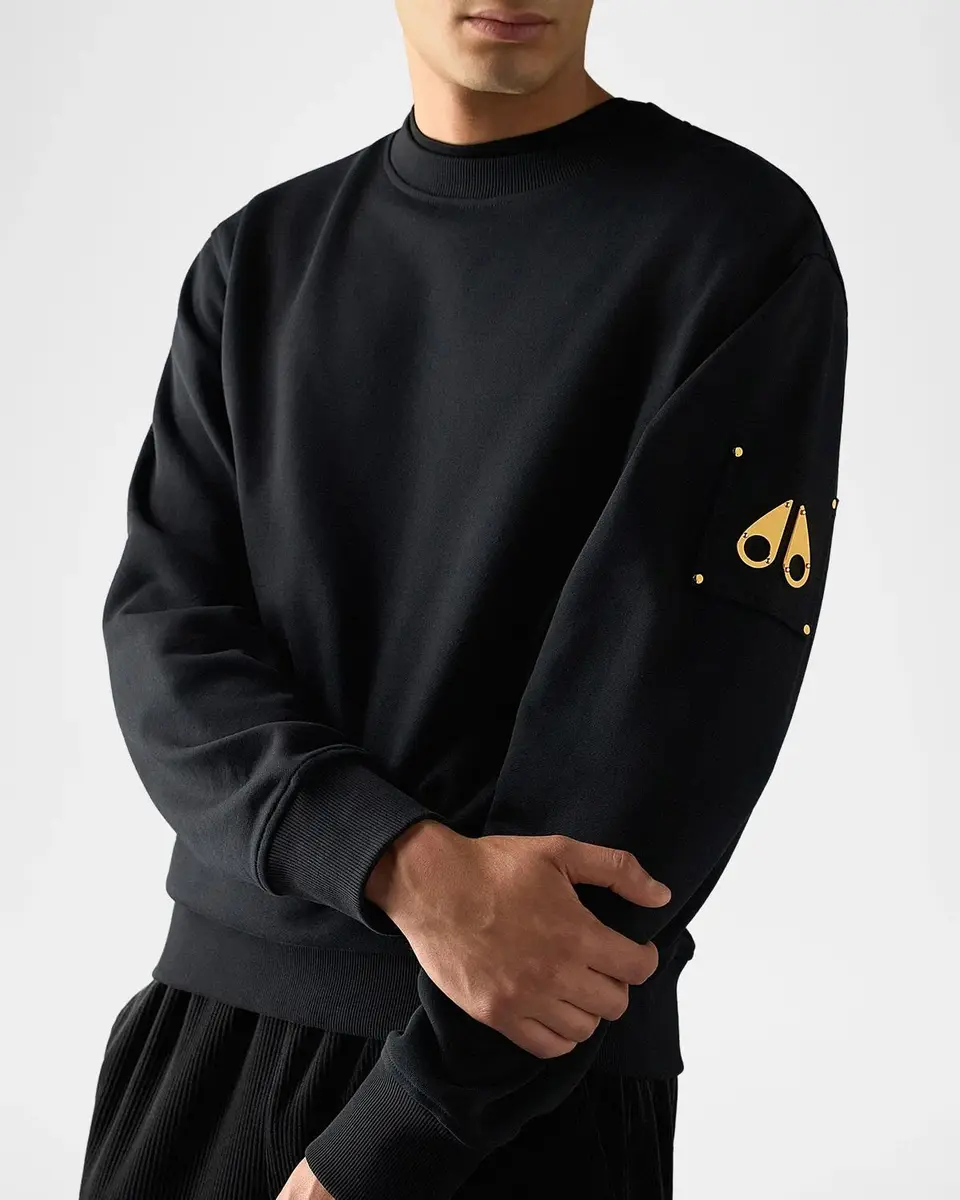 Moose Knuckles Interlock Sportswear Snyder Cotton Regular-Fit Sweatshirt | Thumbnail 5 Moose Knuckles Interlock Sportswear Snyder Cotton Regular-Fit Sweatshirt | Thumbnail 5