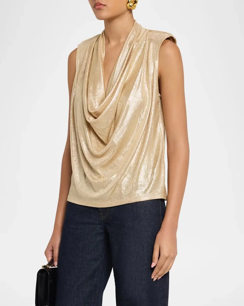 Ramy Brook Camila Draped Sleeveless Top | Thumbnail 4 Ramy Brook Camila Draped Sleeveless Top | Thumbnail 4