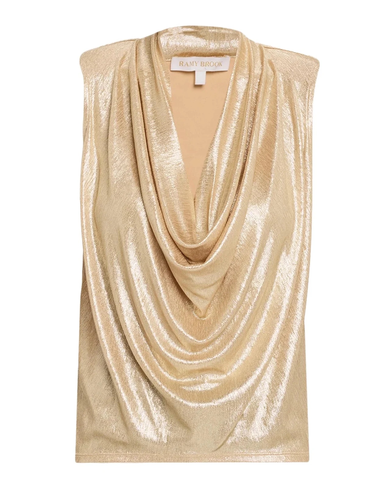 Camila Draped Sleeveless Top Camila Draped Sleeveless Top
