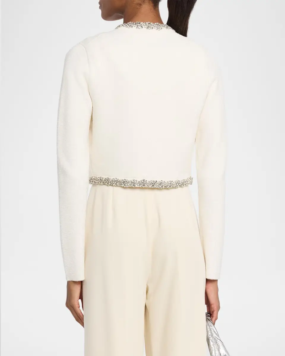 Simkhai Mika Embellished Cropped Jacket | Thumbnail 3 Simkhai Mika Embellished Cropped Jacket | Thumbnail 3