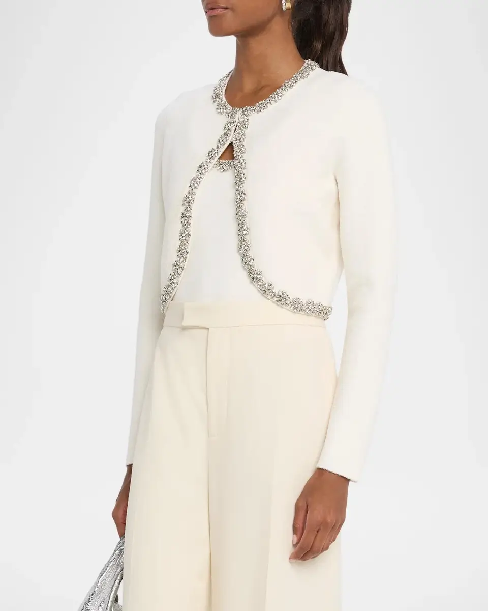Simkhai Mika Embellished Cropped Jacket | Thumbnail 4 Simkhai Mika Embellished Cropped Jacket | Thumbnail 4