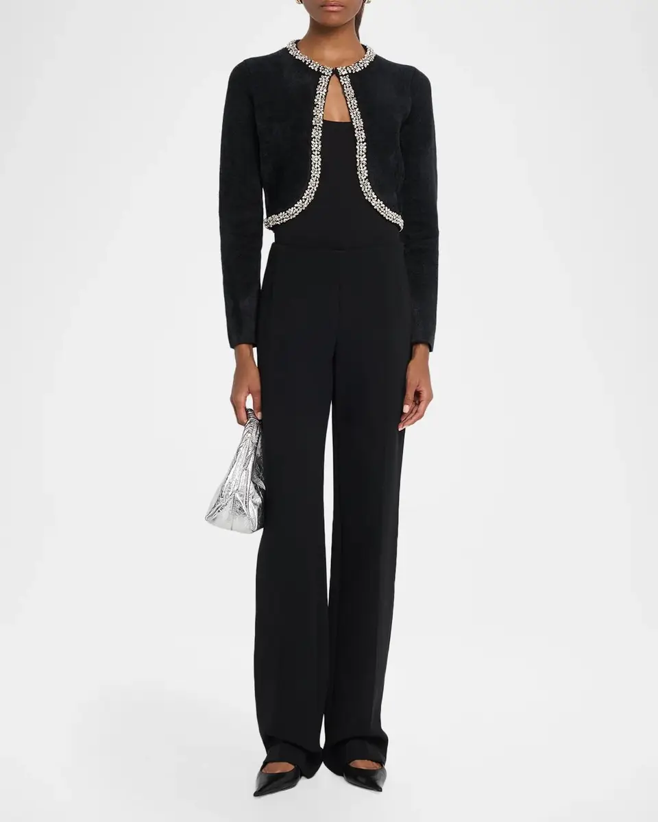 Simkhai Mika Embellished Cropped Jacket | Thumbnail 2