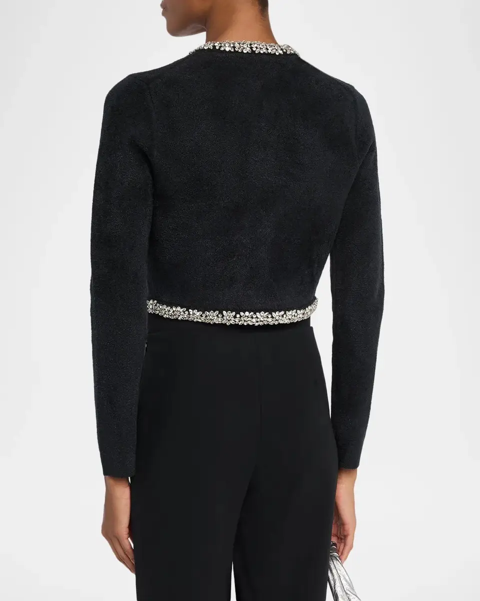 Simkhai Mika Embellished Cropped Jacket | Thumbnail 3
