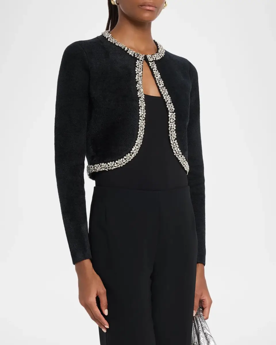 Simkhai Mika Embellished Cropped Jacket | Thumbnail 4