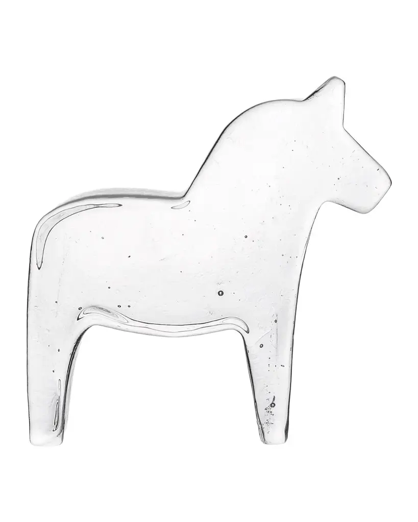 Kosta Boda Kosta Large Clear Horse Figurine
