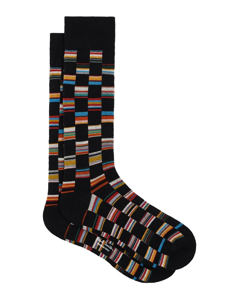 Paul Smith Men's Laurel Signature Stripe Crew Socks | Thumbnail 3