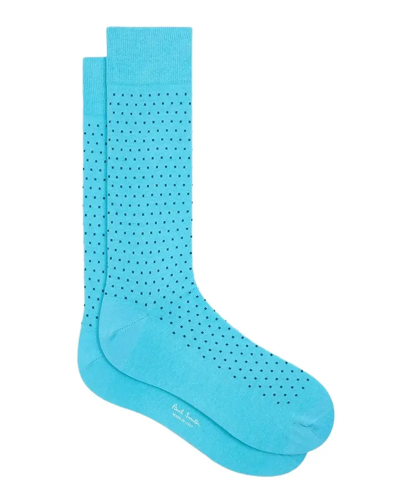 Paul Smith Men's Mini Polka Dot Crew Socks