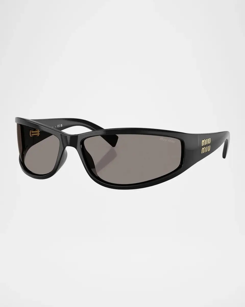 Miu Miu 69MM Wraparound Sunglasses | Thumbnail 2 Miu Miu 69MM Wraparound Sunglasses | Thumbnail 2