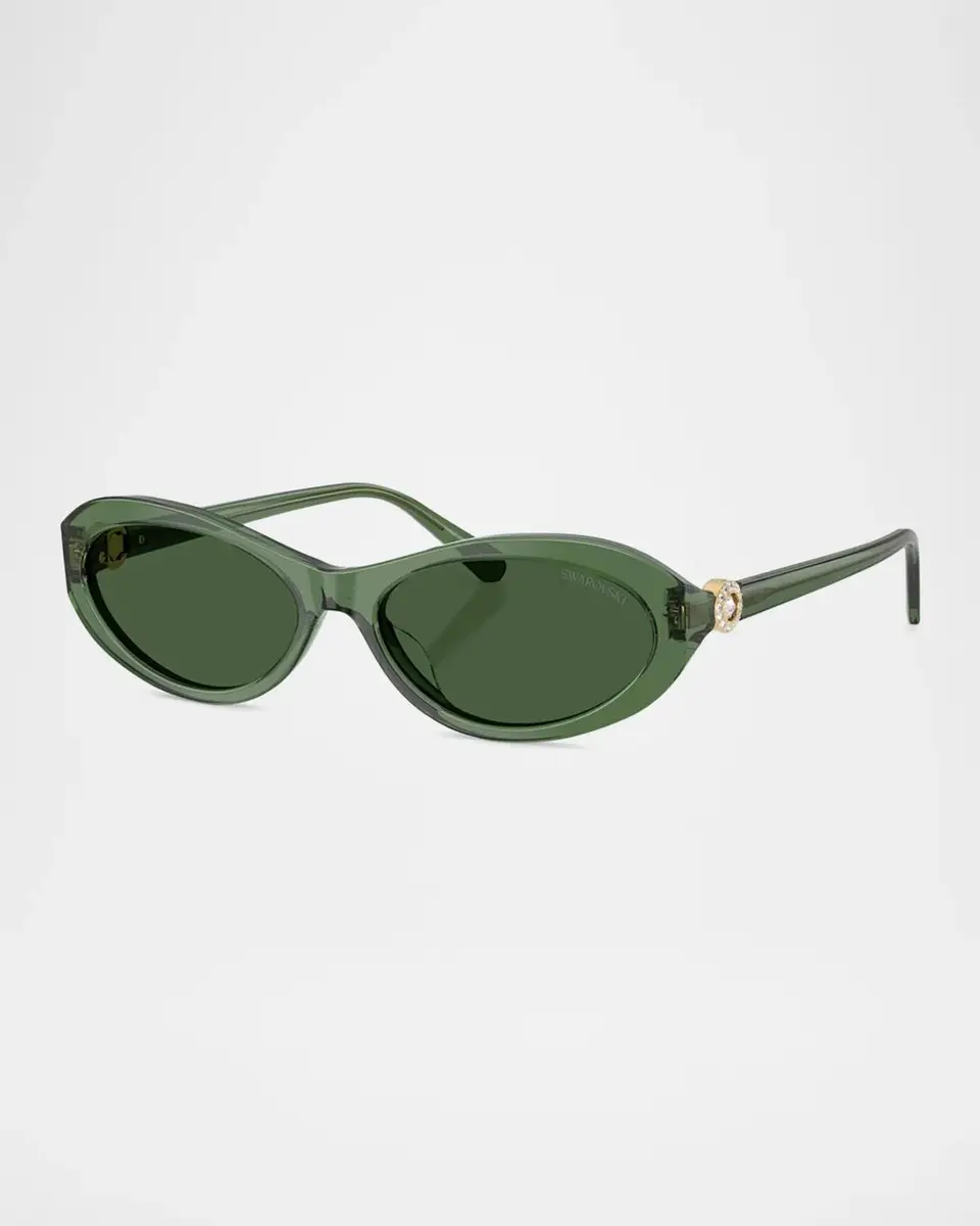 Swarovski 56MM Oval Sunglasses | Thumbnail 2 Swarovski 56MM Oval Sunglasses | Thumbnail 2