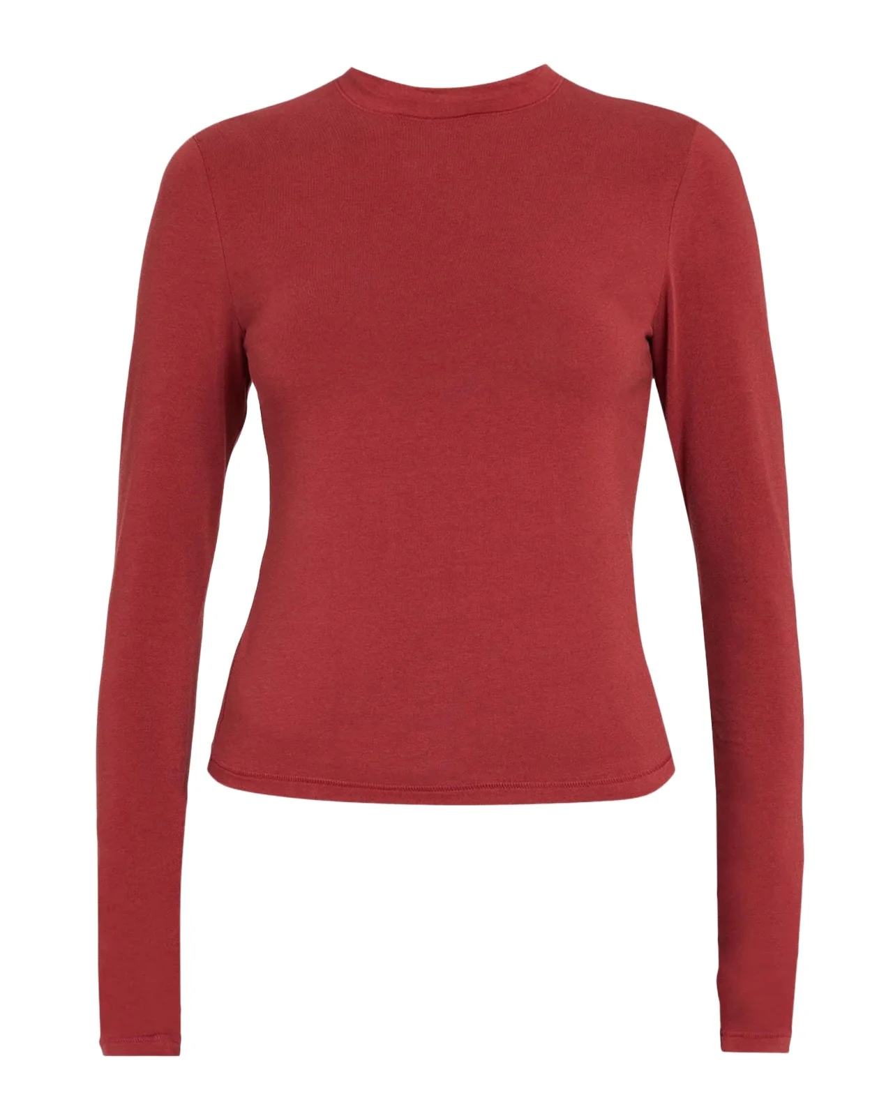 Cotton Jersey Long-Sleeve Crewneck T-Shirt Cotton Jersey Long-Sleeve Crewneck T-Shirt