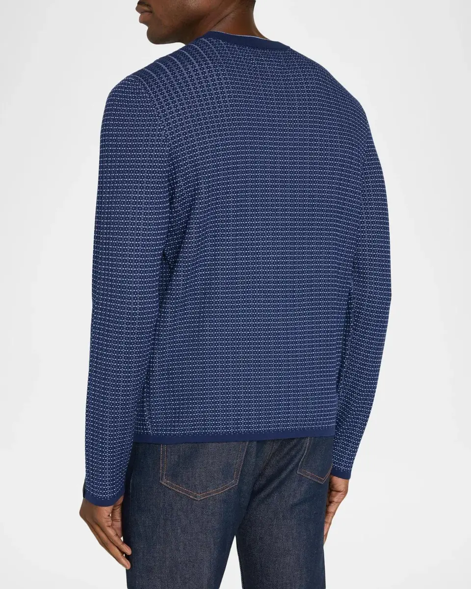 rag & bone Men's Harvey Textured Knit Crewneck Top | Thumbnail 3 rag & bone Men's Harvey Textured Knit Crewneck Top | Thumbnail 3