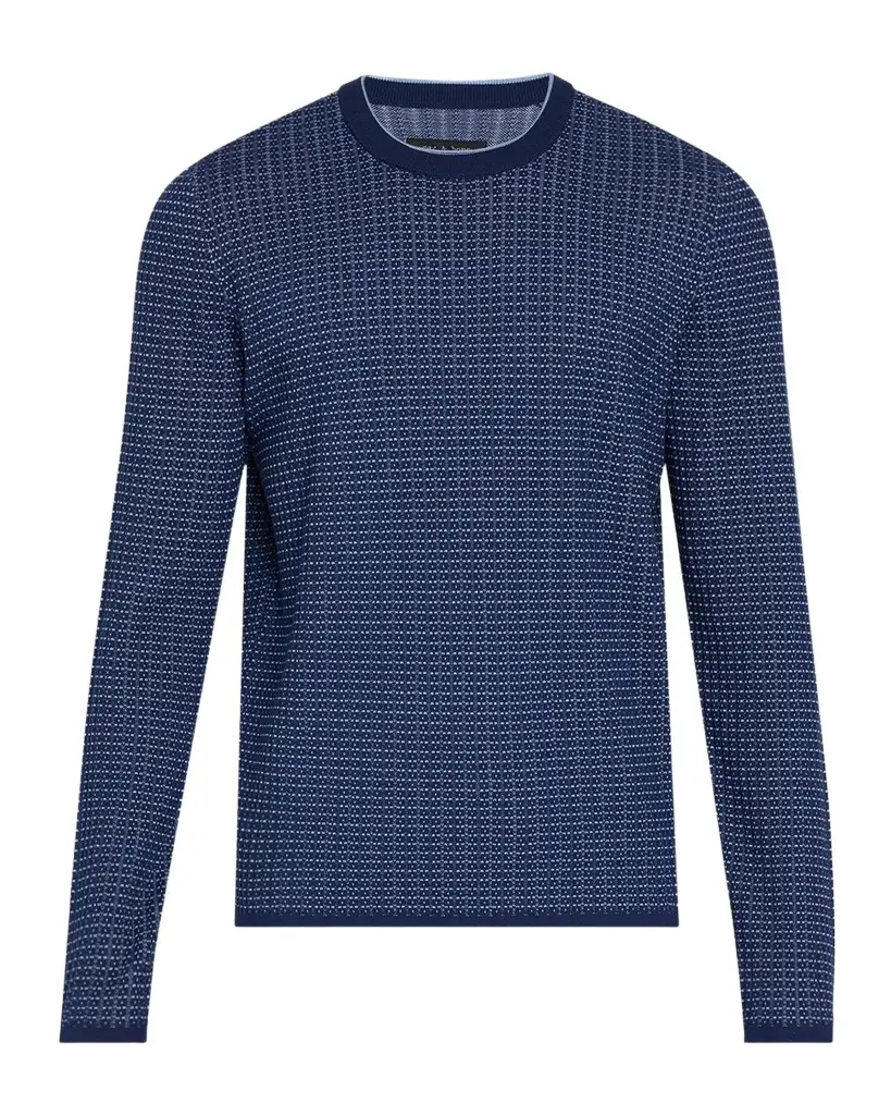 rag & bone Men's Harvey Textured Knit Crewneck Top