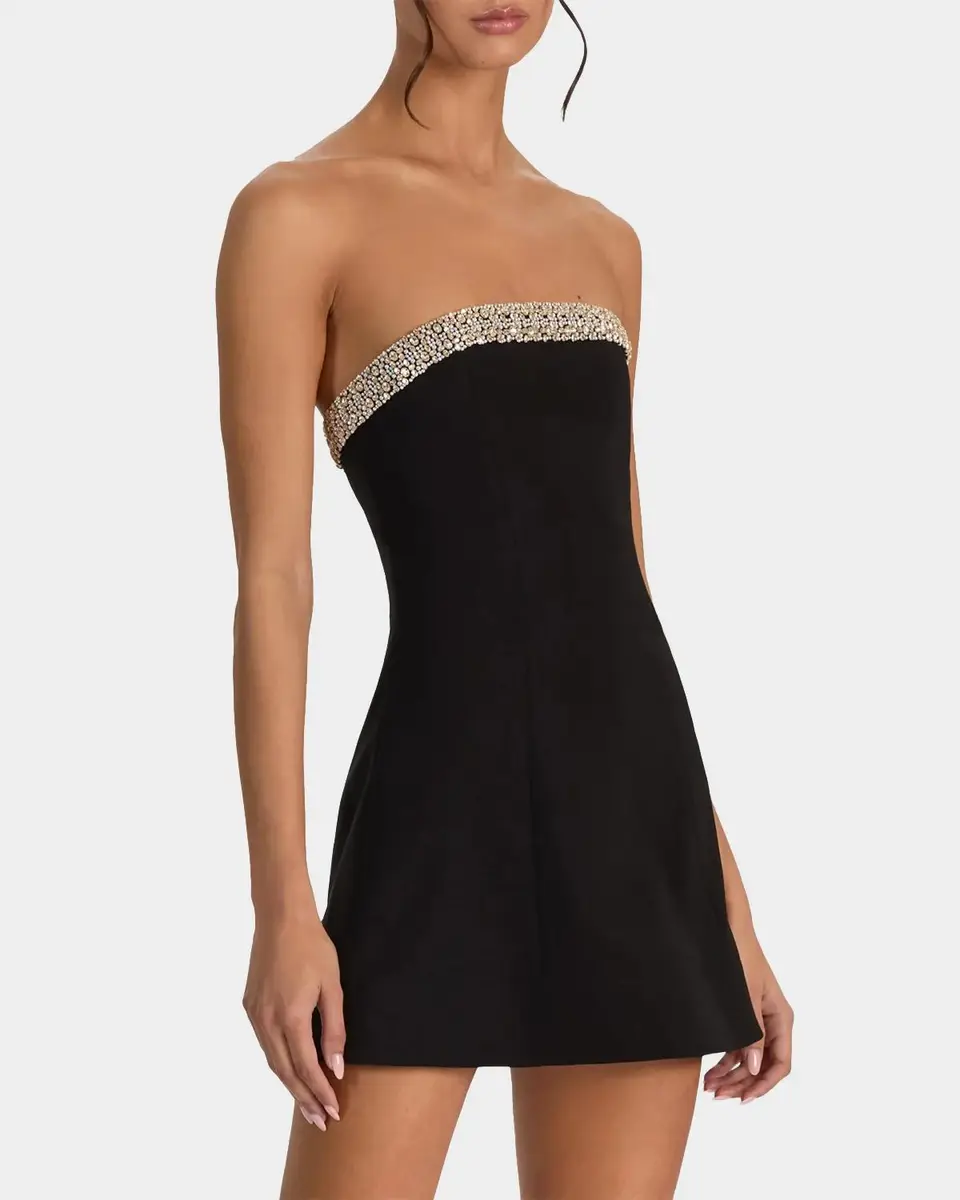 Alice + Olivia Katya Embellished Sculpted Romper | Thumbnail 5 Alice + Olivia Katya Embellished Sculpted Romper | Thumbnail 5