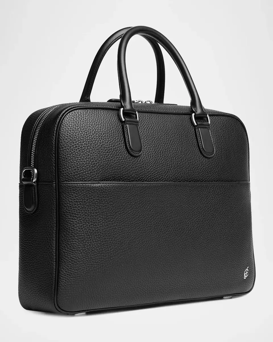 Carl Friedrik Dunloe Textured Leather Briefcase | Thumbnail 2 Carl Friedrik Dunloe Textured Leather Briefcase | Thumbnail 2