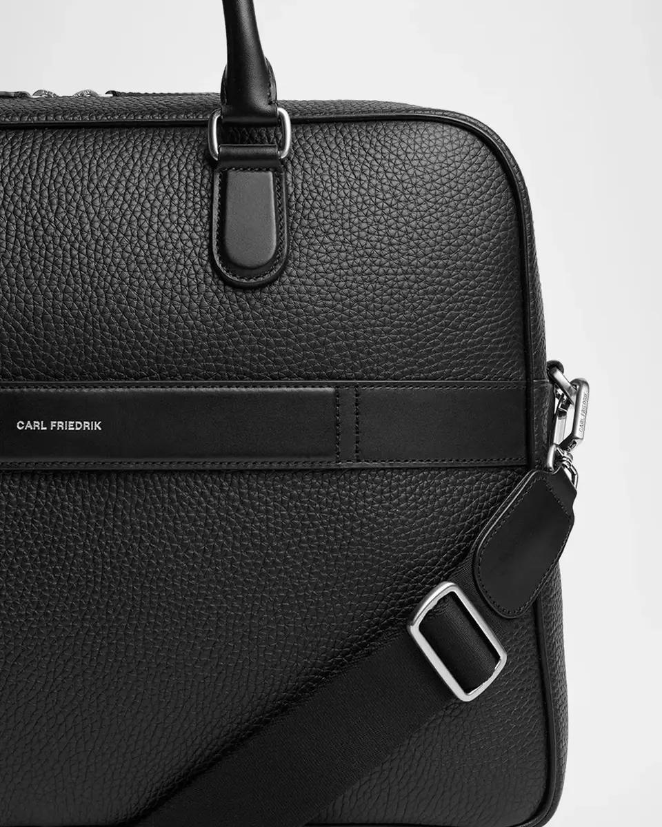 Carl Friedrik Dunloe Textured Leather Briefcase | Thumbnail 4 Carl Friedrik Dunloe Textured Leather Briefcase | Thumbnail 4