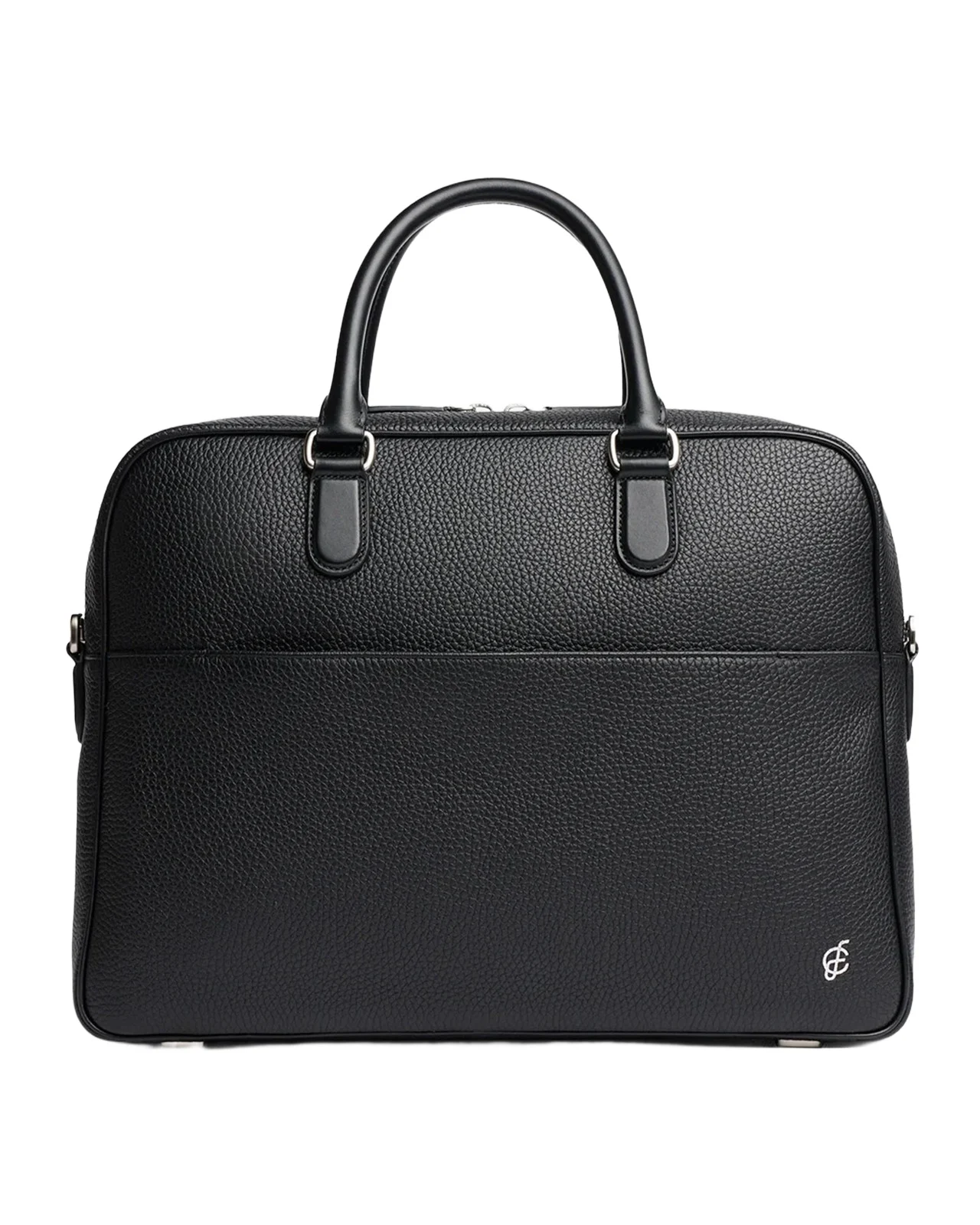 Dunloe Textured Leather Briefcase