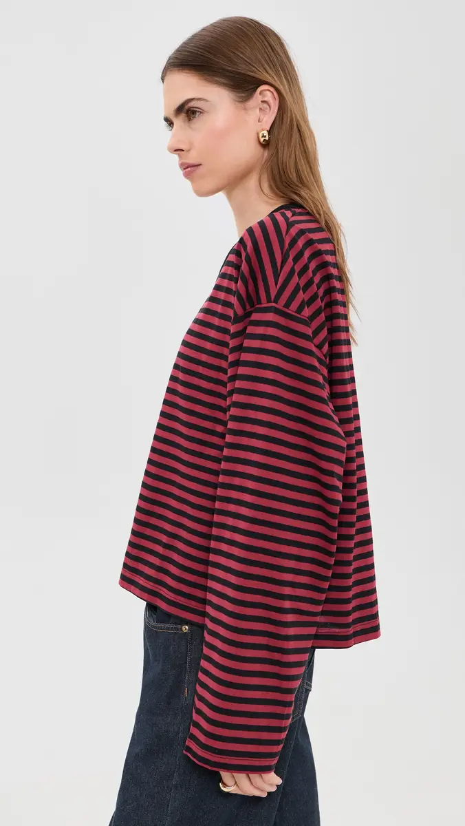LIONESS Bloom V Neck Long Sleeve Tee | Thumbnail 4 LIONESS Bloom V Neck Long Sleeve Tee | Thumbnail 4
