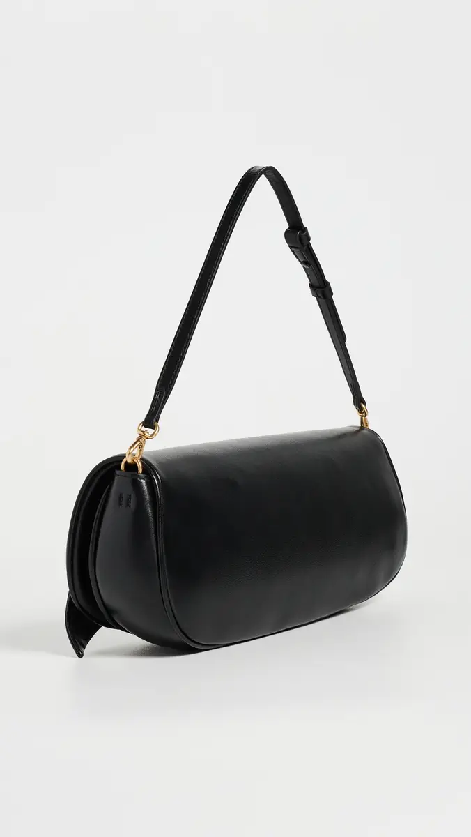 Polo Ralph Lauren Nappa Leather Bellport Flap Bow Medium Clutch | Thumbnail 4 Polo Ralph Lauren Nappa Leather Bellport Flap Bow Medium Clutch | Thumbnail 4