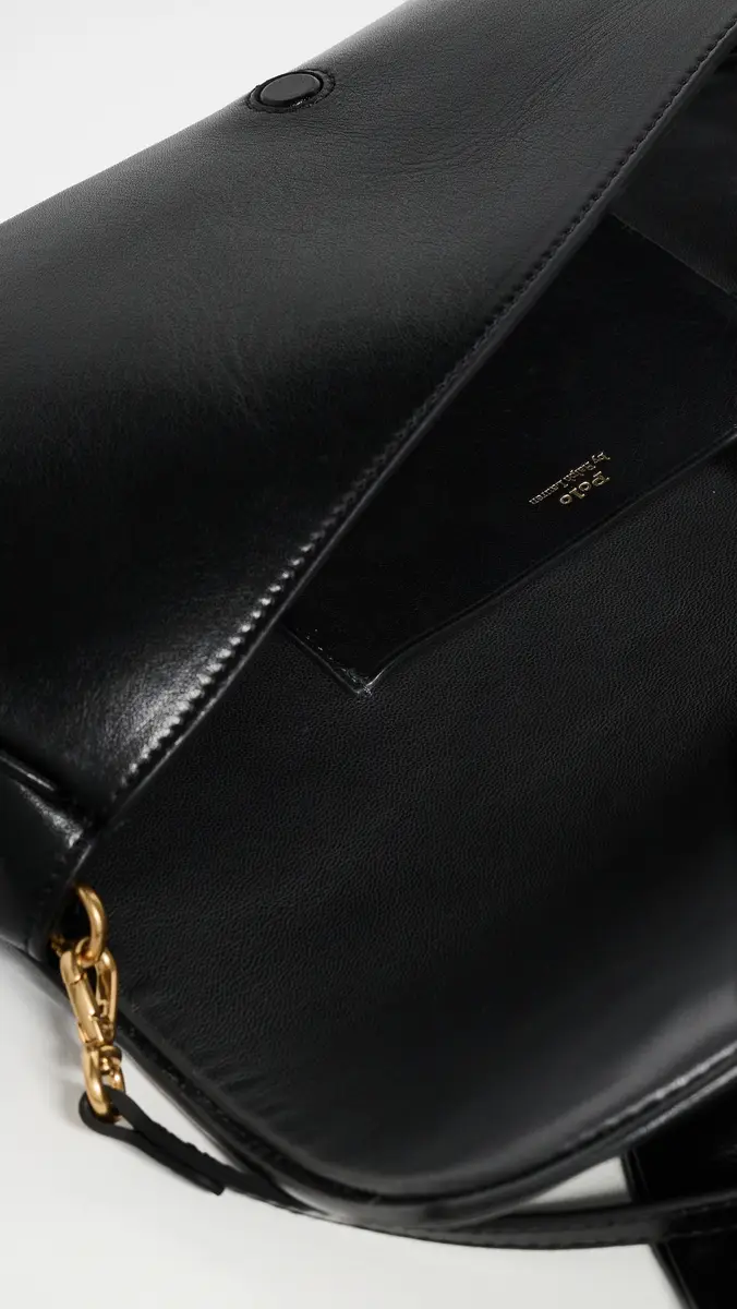 Polo Ralph Lauren Nappa Leather Bellport Flap Bow Medium Clutch | Thumbnail 6 Polo Ralph Lauren Nappa Leather Bellport Flap Bow Medium Clutch | Thumbnail 6