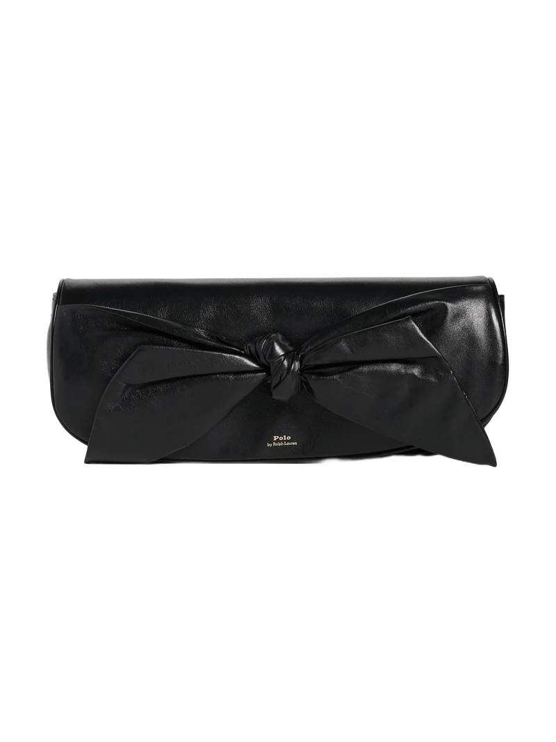 Nappa Leather Bellport Flap Bow Medium Clutch