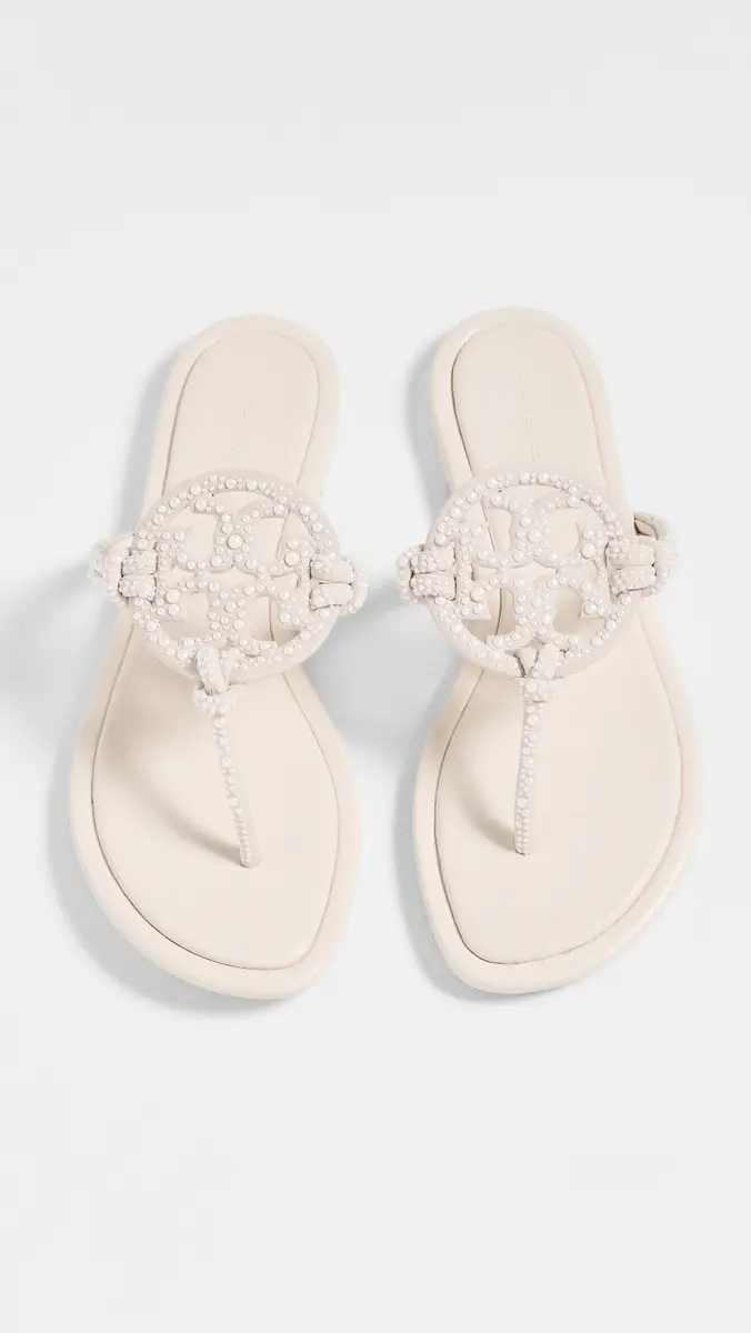 Tory Burch Miller Knotted Pearl Sandals | Thumbnail 2 Tory Burch Miller Knotted Pearl Sandals | Thumbnail 2