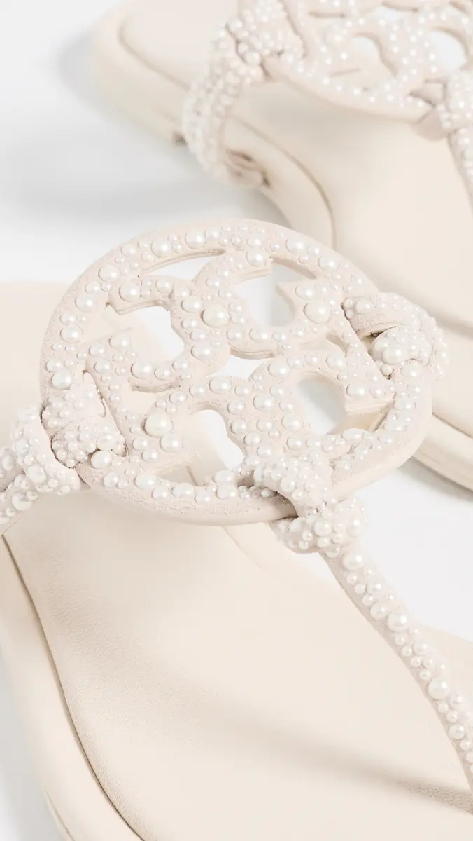 Tory Burch Miller Knotted Pearl Sandals | Thumbnail 6 Tory Burch Miller Knotted Pearl Sandals | Thumbnail 6