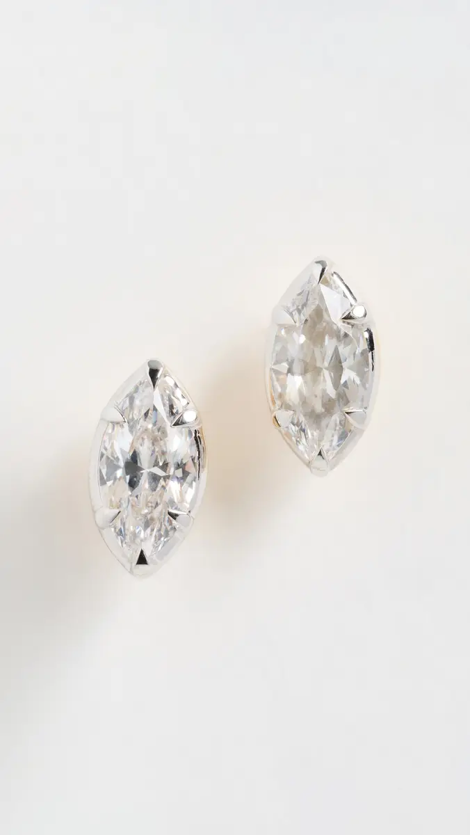 Shashi Marquise Studs | Thumbnail 2 Shashi Marquise Studs | Thumbnail 2