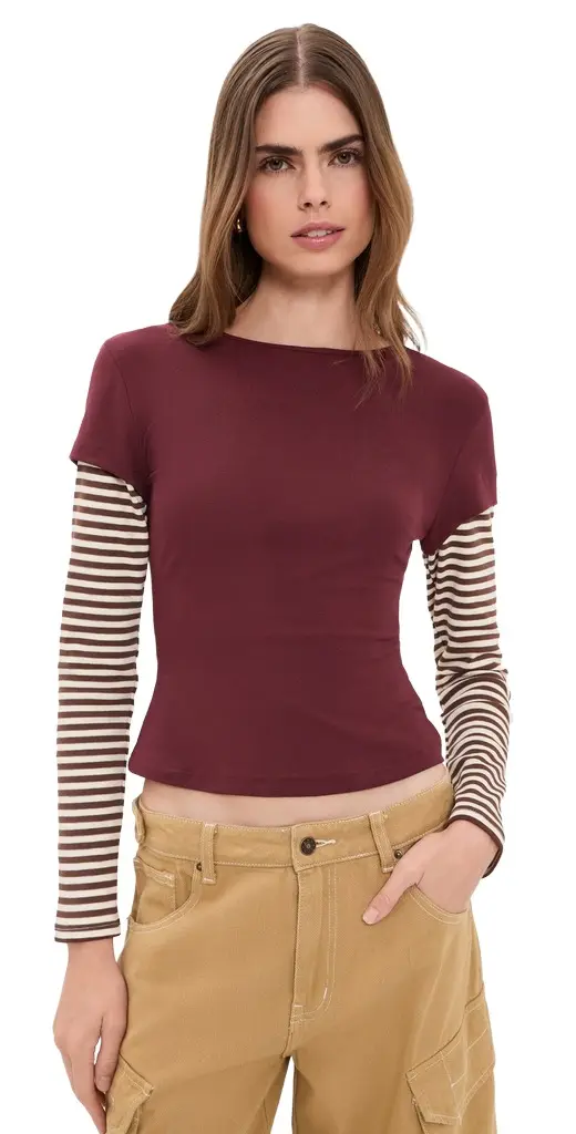 Bloom Layered Long Sleeve Tee Bloom Layered Long Sleeve Tee