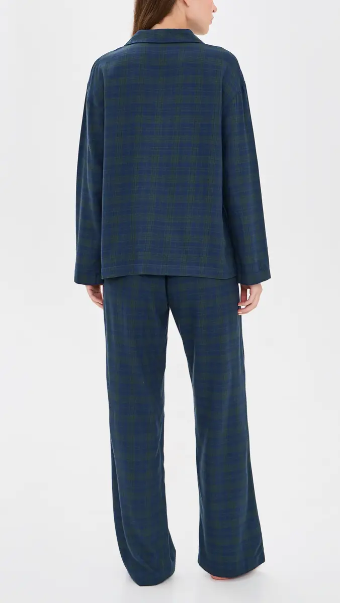 Eberjey Flannel Pajama Set | Thumbnail 3 Eberjey Flannel Pajama Set | Thumbnail 3