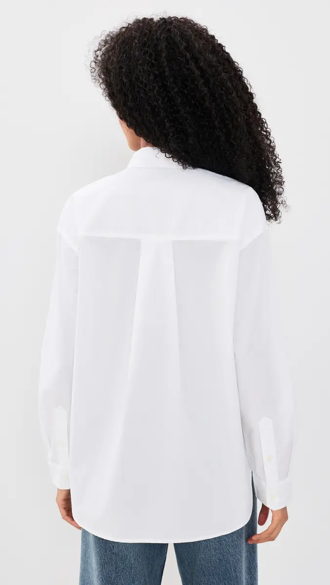 Madewell Washed Poplin Easy Shirt | Thumbnail 3 Madewell Washed Poplin Easy Shirt | Thumbnail 3