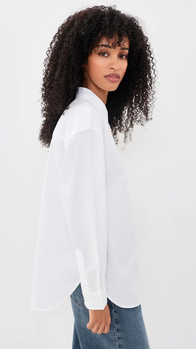 Madewell Washed Poplin Easy Shirt | Thumbnail 4 Madewell Washed Poplin Easy Shirt | Thumbnail 4