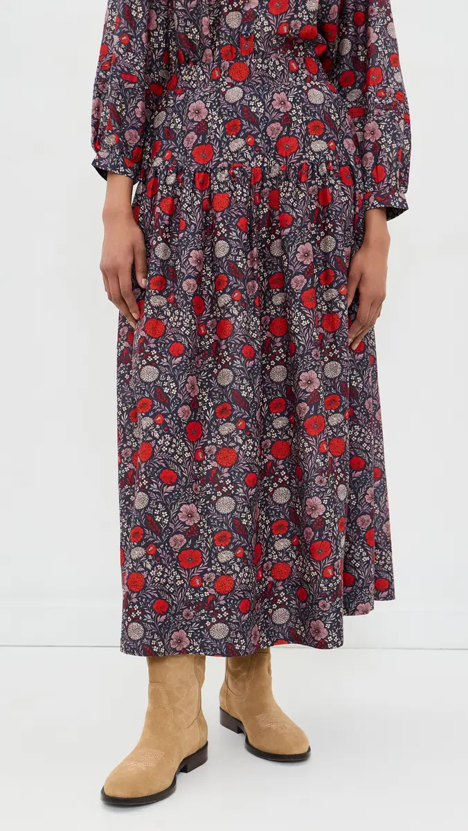 Birds of Paradis Lydia Silk Skirt | Thumbnail 2