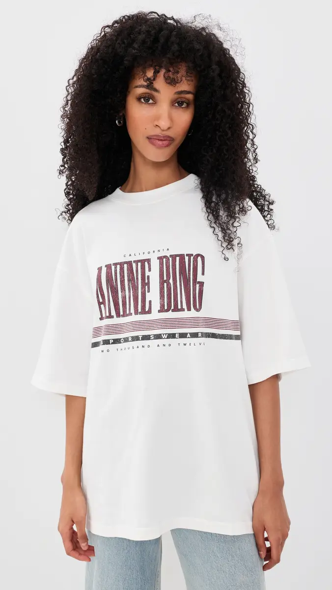 Anine Bing Nell Sport Tee | Thumbnail 2