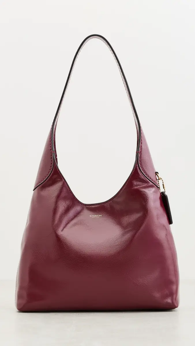 Coach Glazed Leather Brooklyn Shoulder Bag 28 | Thumbnail 2 Coach Glazed Leather Brooklyn Shoulder Bag 28 | Thumbnail 2